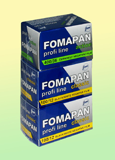 FOMAPAN set 2x100/12 + 1x 400/36